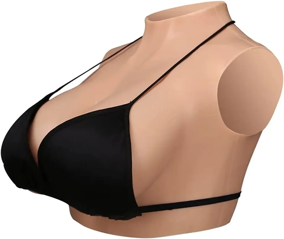 Eyung Realistické silikónové crossdressing obrovské falošné formy prsníkov pre krížovky Drag Queen Crossdressing Boobs Prothesis
