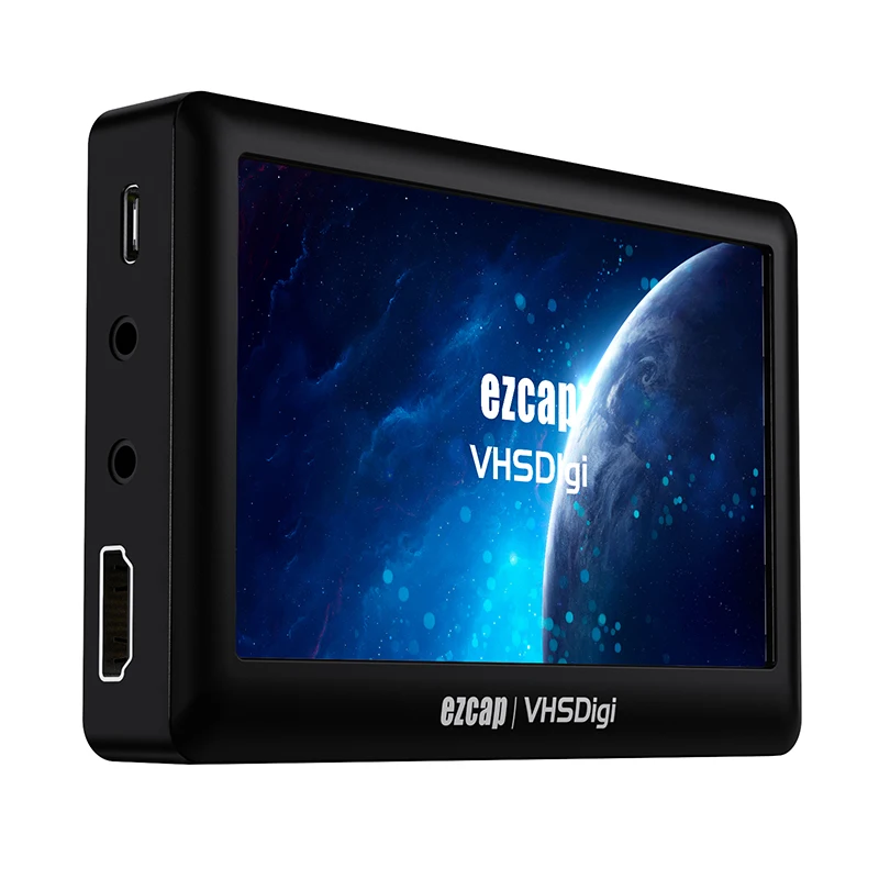 EZCAP180 AV Recorder Audio Video Capture Analóg k digitálnemu prevodníkovi podporuje U disk SD karta pre VHS VCR videokamera DVD prehrávačov