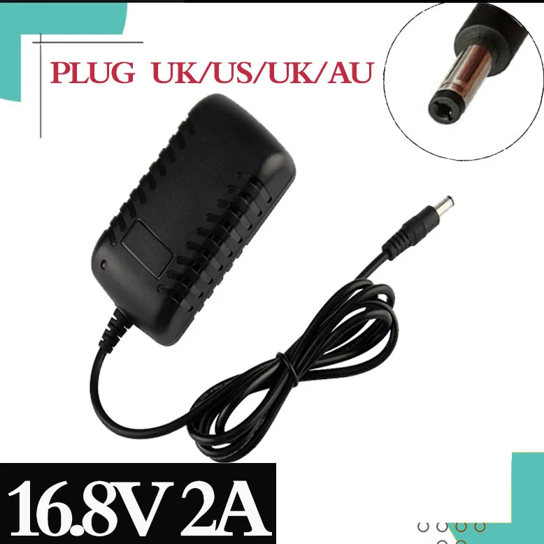 EÚ/US Plug 4S 16,8V 2A AC Nabíjačka pre litiovú batériu 18650