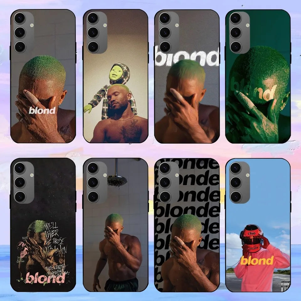 F-Frank O-Ocean B-Blonde Puzdro pre Samsung Galaxy S21 S22 S23 S30 POZNÁMKA 10 20 PLUS LITE FE Ultra Shell