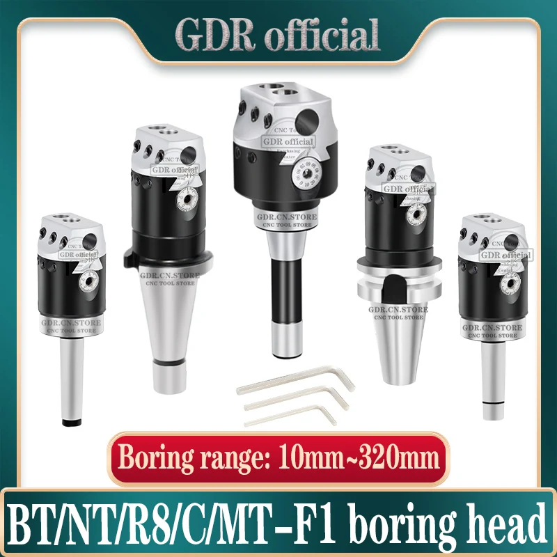 F1 Boring Head F1 Boring Bar Cutter MT2 MT3 MT4 MT5 C20 C25 BT30 BT40 NT30 NT40 R8 F1 Boring Tool Set 50 mm F1 Držiak na odvŕtacie náradie