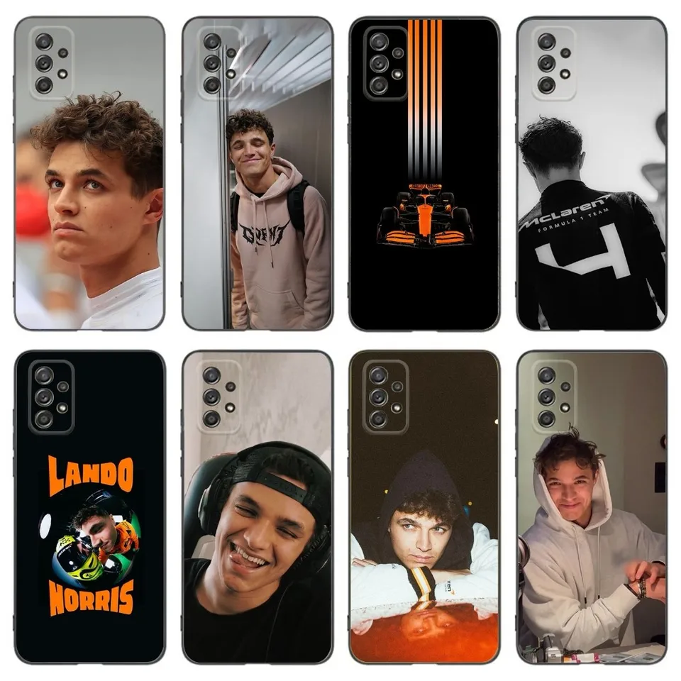 F1 Formula 1 L-Landos N-Norris Puzdiar pre Samsung Galaxy A13, A21S, A22, A31, A32, A52, A53, A71, A80, A91