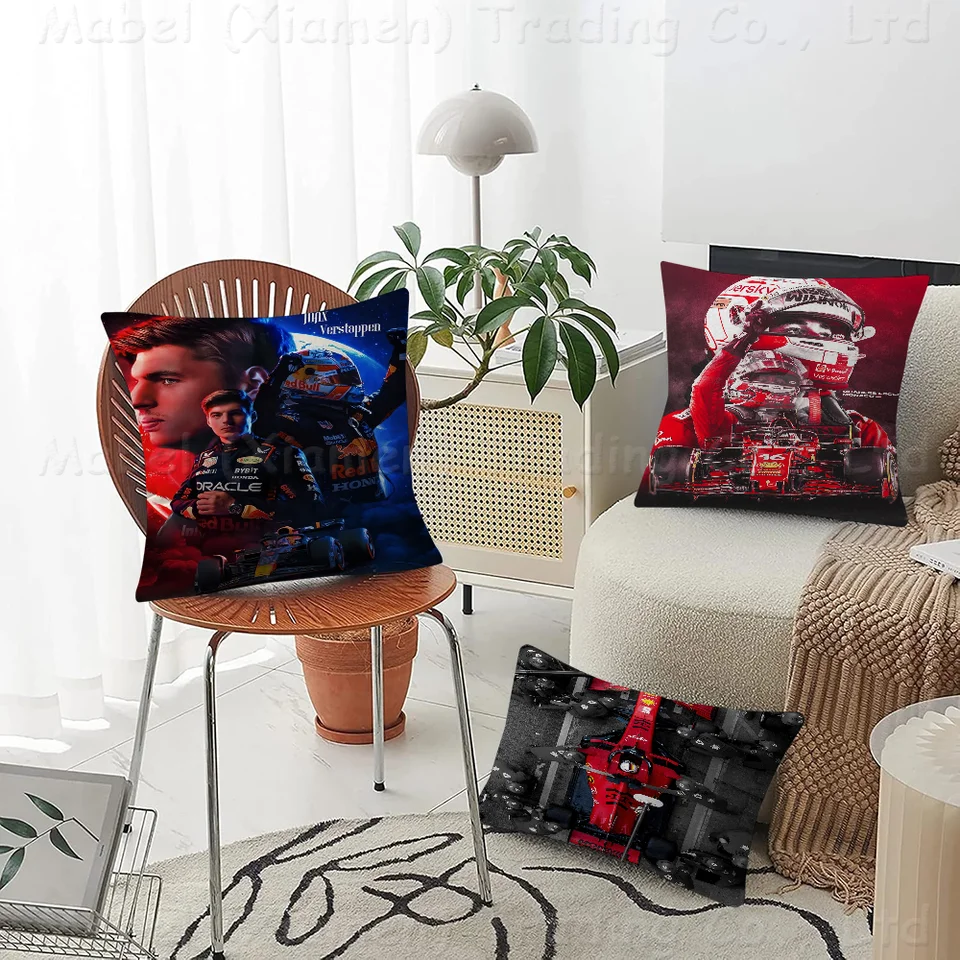 F1 Formula 1 Racer Legend Personalizovaný obrázok Text Domov Ozdobné vankúše Darčeky domácnosti 45x45 cm