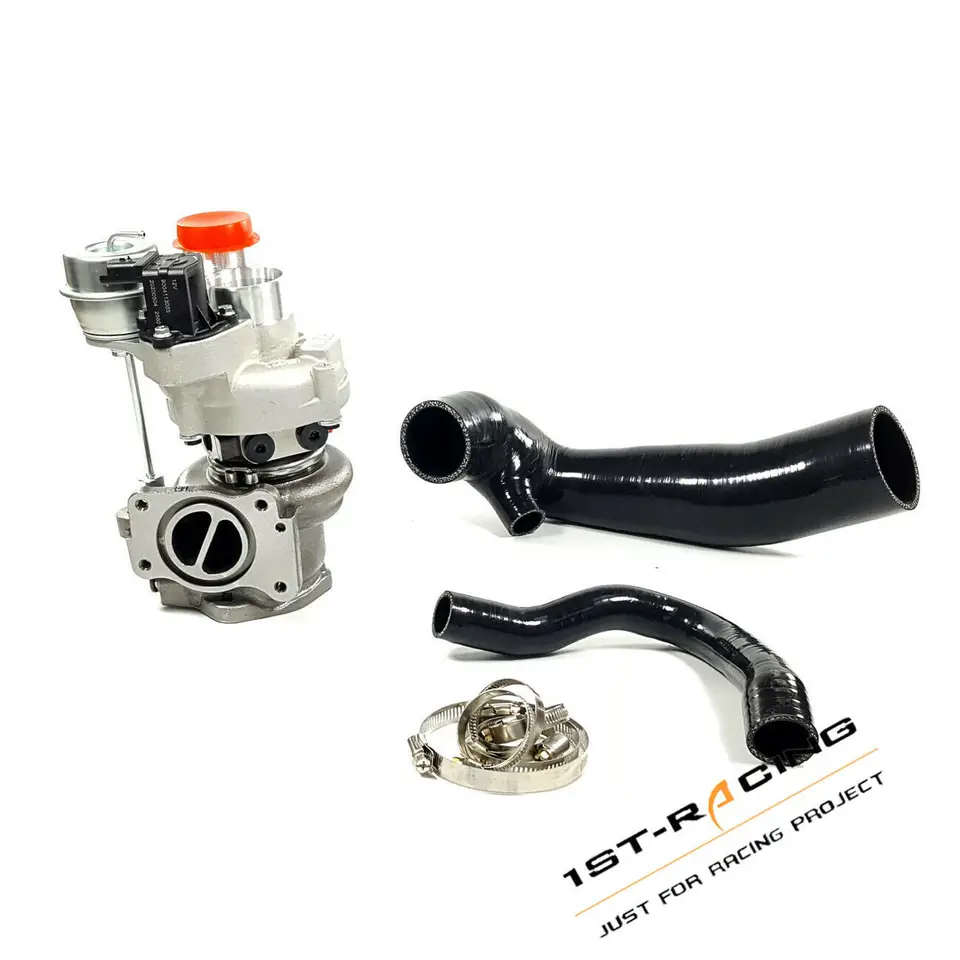 F21M BILLET 6 + 6 UPDRAVNÝ TURBOARGER + Silikónové potrubie pre Mini Cooper S JCW R55 R56 R57 R60 R61 1,6L