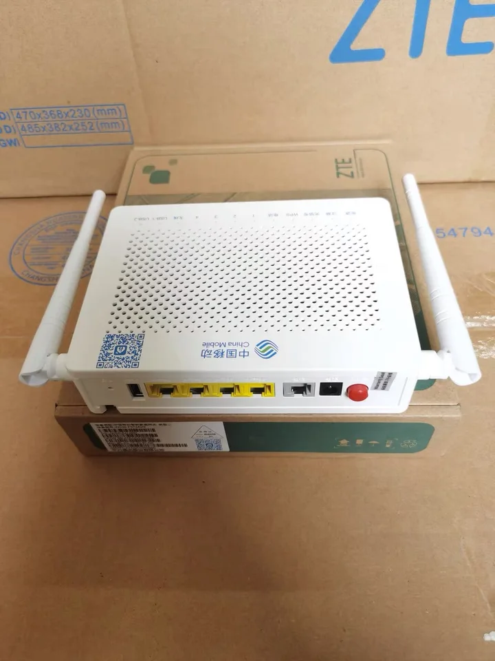F673AV9A, F673AV9, 4GE, 2,4G a 5G, Dual Band, WiFi, Gpon Optické vlákno, Onu ftth, druhá ruka, anglická verzia, bez napájania
