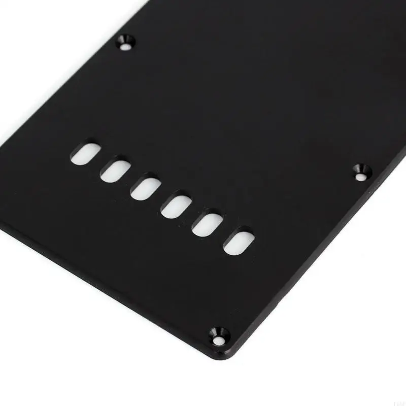F68F Ply Single Black Guitar Tremolo Spring Taplate Cover pre čiernu elektrickú gitaru