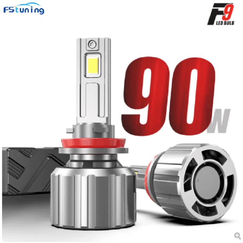 F9 180W H7 LED žiarovky 20000LM CANBUS H4 H7 H11 9005 9006 9012 Súprava svetlometov LED auta FOG LIGHT 6000K H4 LED ACAR LAMP pre BMW 2PCS