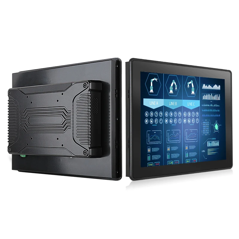 Factory veľká veľkosť 24 32 palcových priemyselných nástenných monitorov Monitor kapacitného dotykového displeja Prispôsobený priemyselný LCD monitor