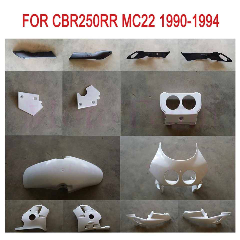 Fairing Kit Bodywork Zadný chvost predného nosa Fender pre Honda CBR250RR CBR250 CBR 250 RR 250RR MC22 1990 1991 1992 1993 1993 1994