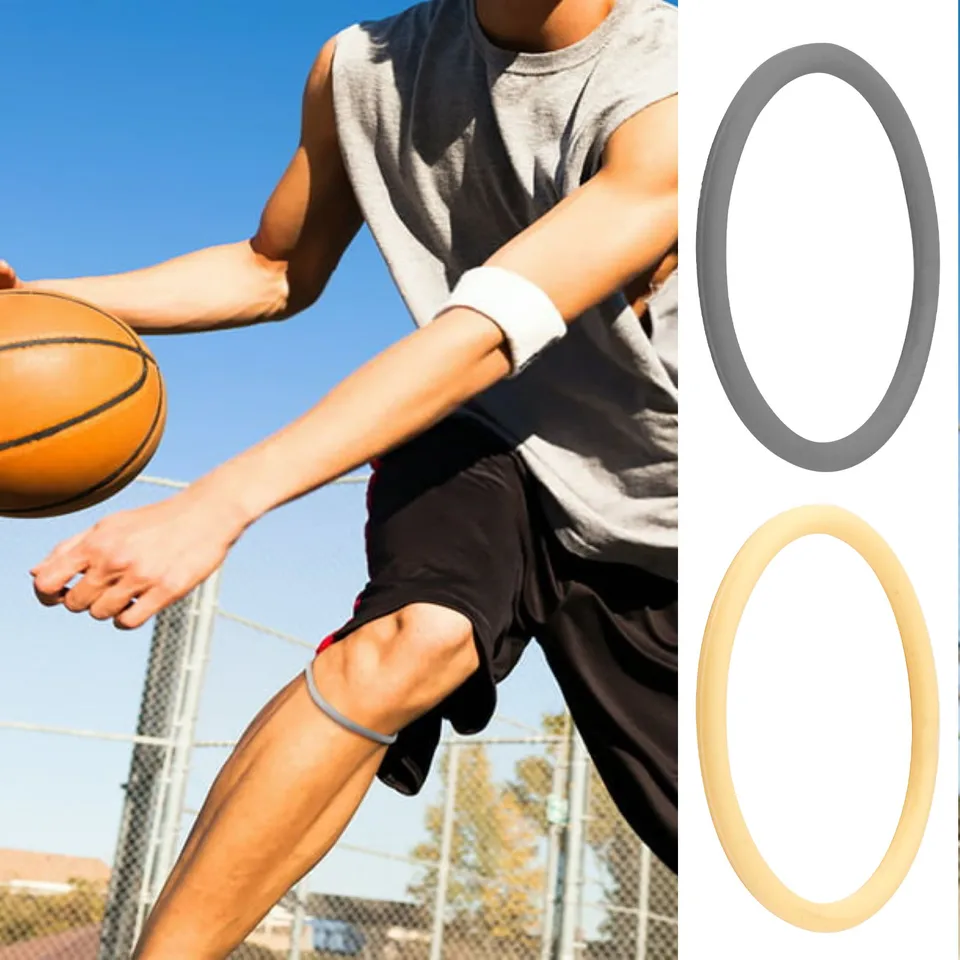 Fajn s basketbalovou kolennou silou kapela Silikone Running Fitness Elastic Elastic