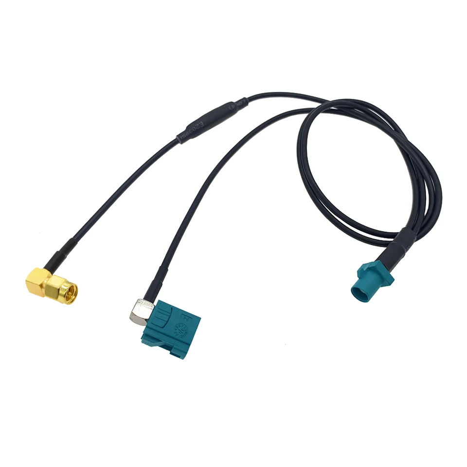 FAKRA Z na SMA GPS Splitter CAR CAR Navigácia GPS Anténa predlžovací kábel y Typ fakra c Muž do dvojitého fakra c samica