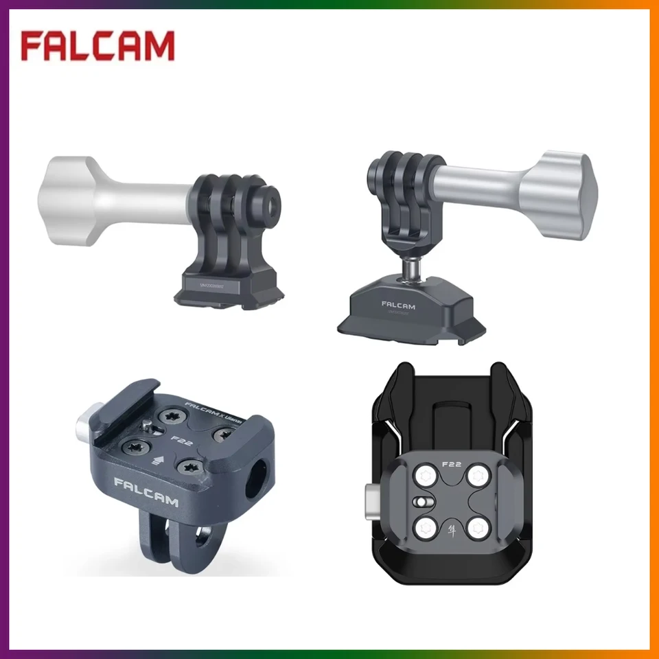 FALCAM F22 Action Camera Rýchle uvoľnenie Systémová doska guľôčková podkladová súprava sada pre GOPRO 11 10 9 8 7 6 5 4 3 Osmo Action 2 3
