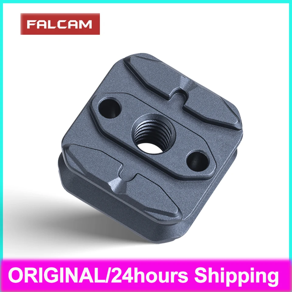 FALCAM F22 DUAL HEAD Rýchle uvoľňovanie Plate F22A4408 Hliníková zliatina rýchle vydanie fotoaparátu pre fotoaparát mobilného telefónu