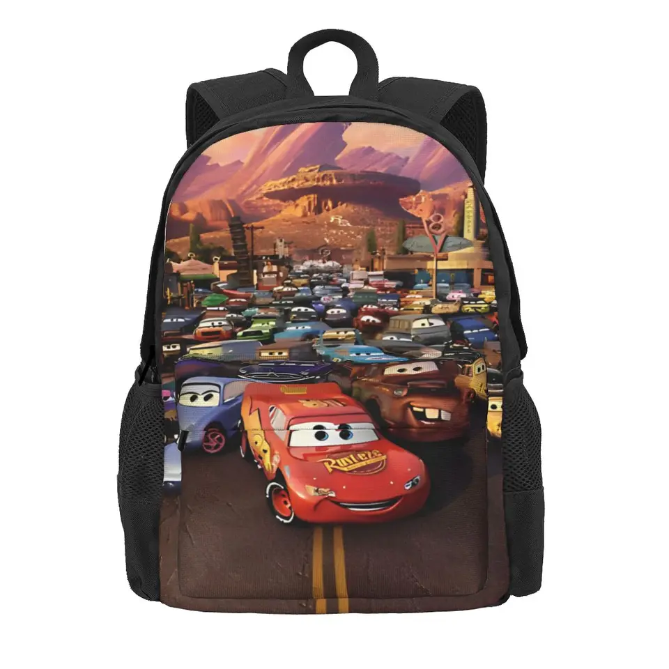 Family Lightning McQueen Cars Dámske batoh Mochila Student School Bag Computer Backpack Boys Dievčatá vodotesný cestovný batoh