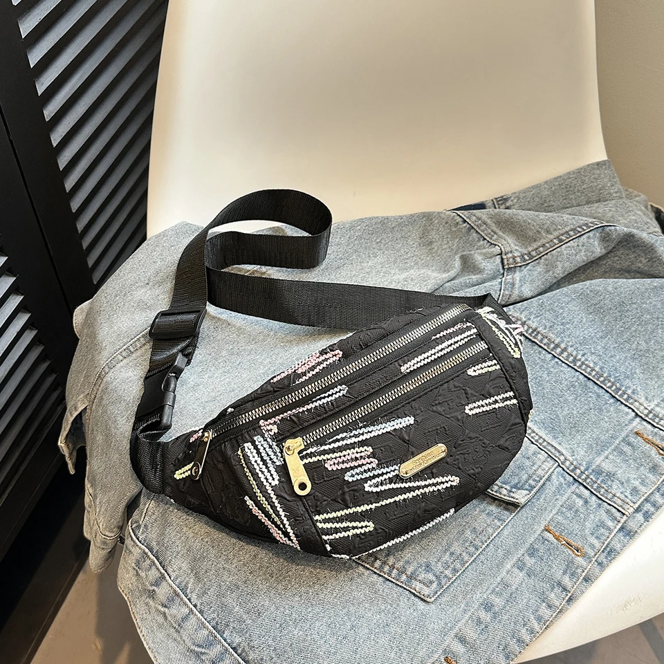 Fanny Balíky pre ženy mužov Bag módny pás balenie ľahkých kabelkov Crossbody Bag Bun na bežecké turistické cestovné cvičenie