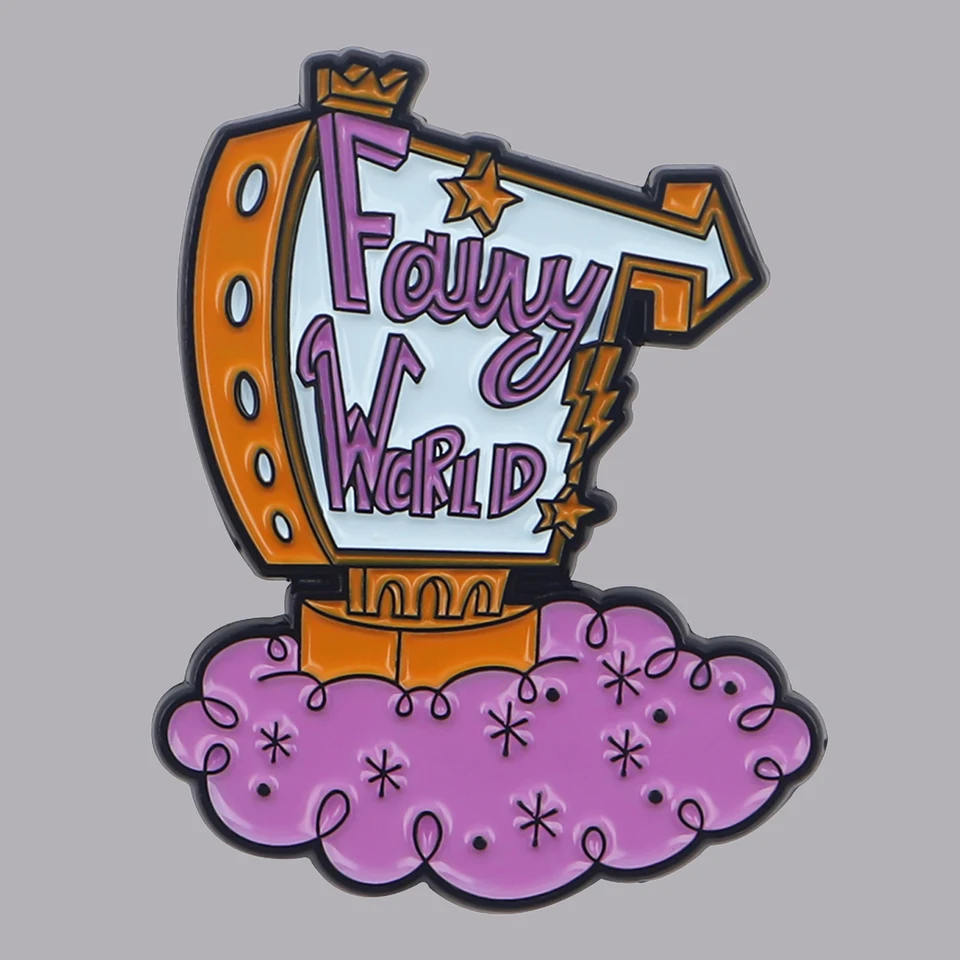 Fantasy Story Smalt Pins Cartoon Dámske brošni Men Muži klošné špendlíky odznak na batohové kostýmy doplnky Anime šperky darčeky