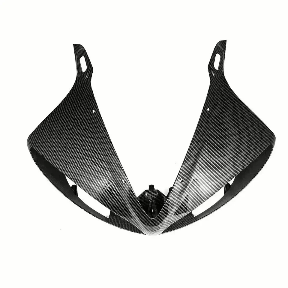 Farba uhlíkových vlákien predný nos horného svetlometu pre Yamaha YZF R6 2003 2004 2005