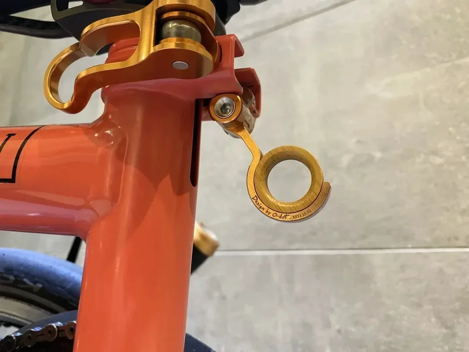 Farba zadná vidlica pevná háčik sit trubica svorka zadný háčik spona pre Brompton