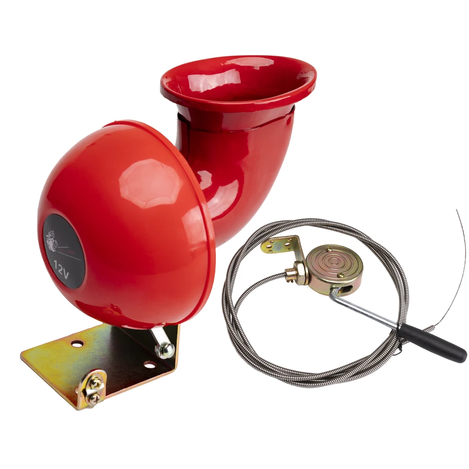 Farbin Super Loud 12v Rohy Bull Sound Sound Electric Horn Roh Rouging Raging Zvuk pre auto motocyklové nákladné vozidlo Časť CRANA Auto Príslušenstvo