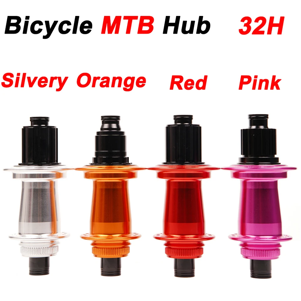 Farbový bicykel Hub 6 PAWL 690 Rings cez Boost 32 Distor Brzdenie J-Bend MTB Hub pre Shimano SRAM Front100/110x15 Zadný 142/148x12