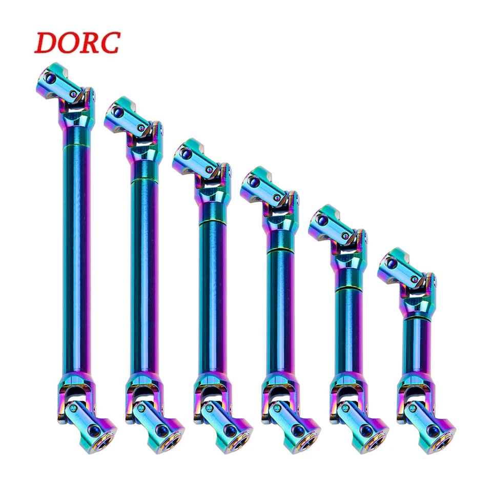 Farebný kovový vnútorný spline hnací hriadeľ pre 1/10 RC Crawler CAR AXIAL SCX10 III III TRX4 TRX6 YIKONG CC01 VS4-10 LCG UPGRADES