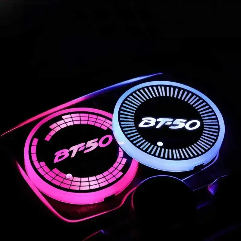 Farebný pohár automobilu Slot Light Rats USB nabíjanie LED non-skĺznu cenovú dráhu pre BT-50 BT50 RX8 RX7 MX5 AXELA Rýchlosť