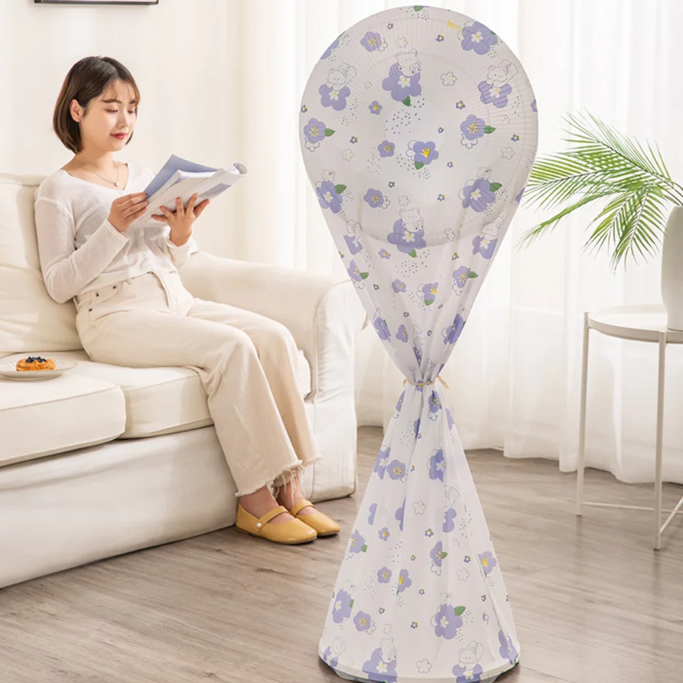 Farebný vodotesný kryt prachového ventilátora pre domáce skladovanie vrecka Domov Stand Domáce ventilátor Ochranný kryt puzdra ventilátor ventilátora bezpečnostný kryt