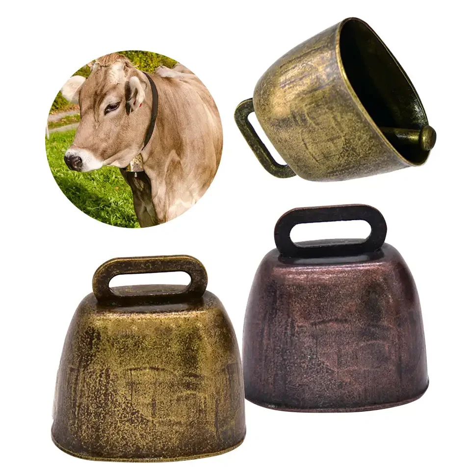 Farmárske pasúce sa zvončeky Ovce Horse Kozy anti stratené kovové zvončeky proti krádeži Louder Bell LiftStock Equipment Farm Supplies Supplies