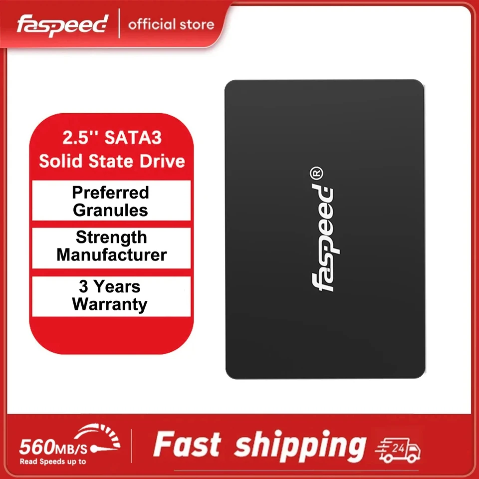 Faspeed 1-10pcs SATA3 SSD 128 GB 256 GB 512 GB 1TB HDD 2,5 Disk pevného disku 240 GB 120 GB 480 GB 500 GB 2,5 
