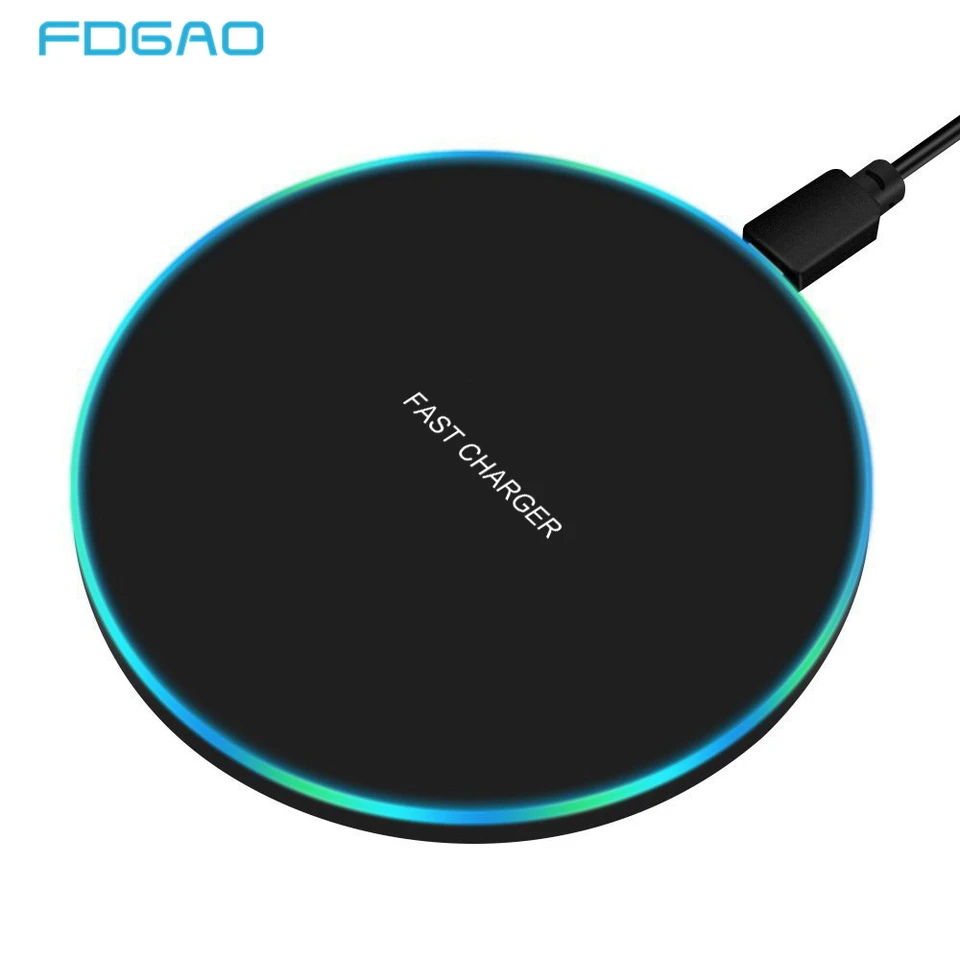 FDGAO 30W rýchla bezdrôtová nabíjačka pre Samsung S23 S22 Poznámka 20 Nabíjacia podložka typu C pre iPhone 15 14 13 12 11 xs xr x 8 AirPods Pro