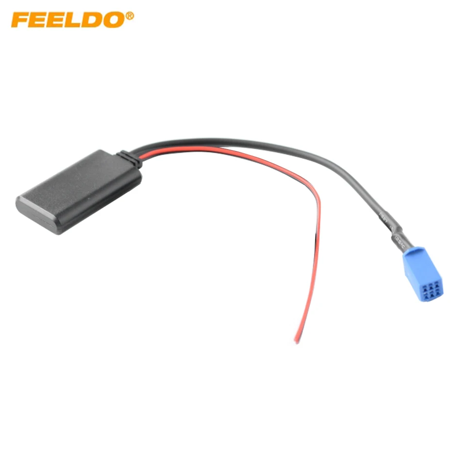 Feeldo Car Wireless Bluetooth Modul Music 6pin Aux Adapter pre Toyota Crown Lexus IS300/ES350/LX570