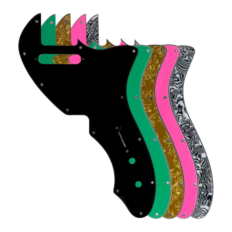 Fei Man Custom Guitar Parts, 12 jamkové skrutky, USA Tele 69, Pickguard Guitar Guitar, Scratch Doska, viac farieb