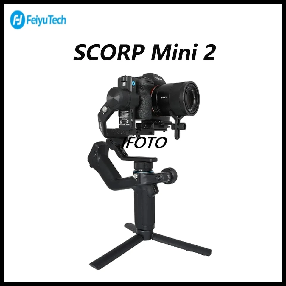 Feiyutech Scorp Mini 2 stabilizátor kamery AI Intelligent nasleduje Shot God God 360 stupňov rotácie vreckového snímacieho zariadenia