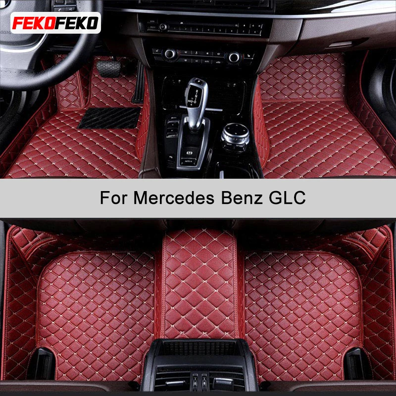 Fekofeko vlastné podlahové rohože pre autá pre Mercedes Benz GLC X253 GLC-Coupe C253 2015-2023
