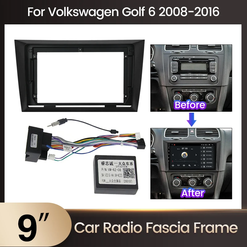 Fellostar Car Android Multimedia Player pre Volkswagen Golf 6 2008-2016