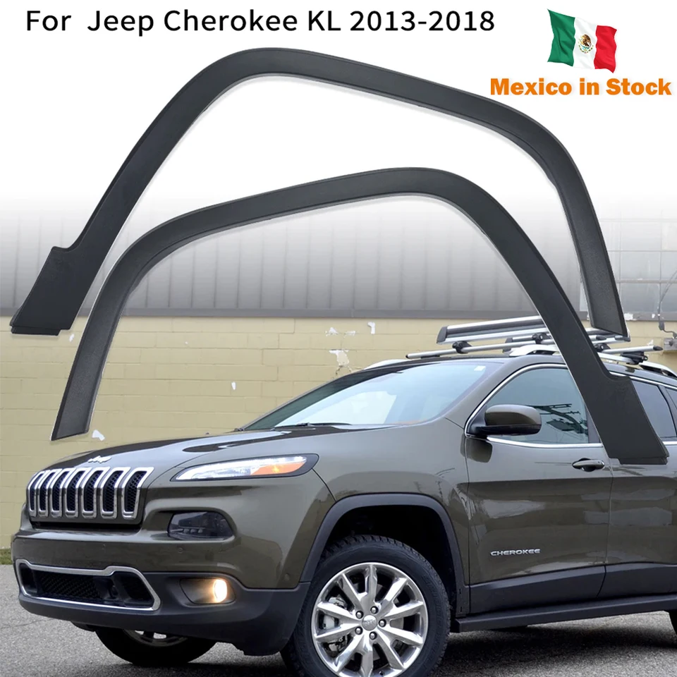 Fender predného kolesa pre Jeep Cherokee KL 2013-2018 BYSING COLLESIS FENDER FENDER TREST FLARES MADGUARD COLESKO Zostava obočia
