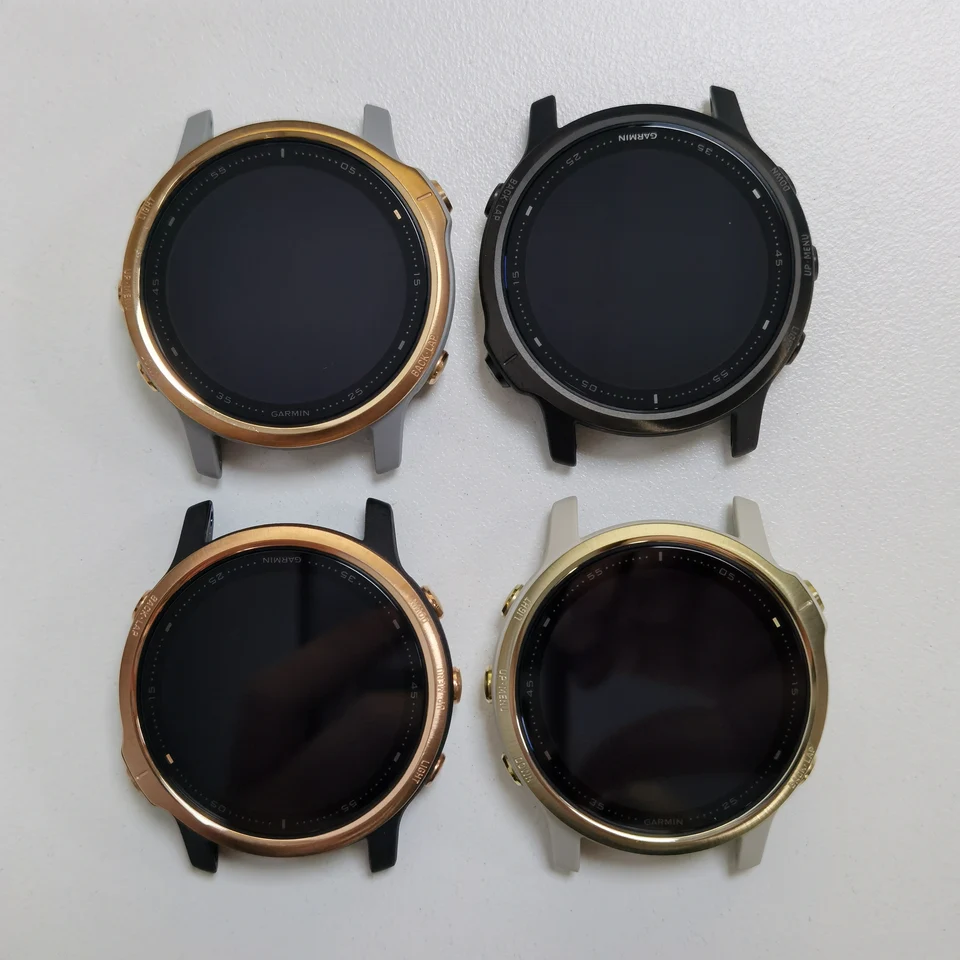FENIX 6S PRO SAPPHIRE LCD panel s náhradnými dielmi predného krytu Garmin FENIX 6S SAPPHIRE LCD obrazovka na opravu