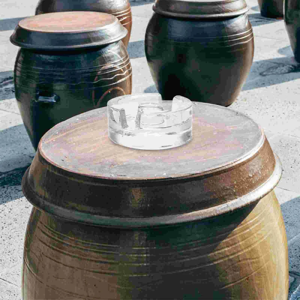 Fermentované sklo ťažké kamenné závažia na fermentovanie murovaných pohárov číry viečka malé malé malé
