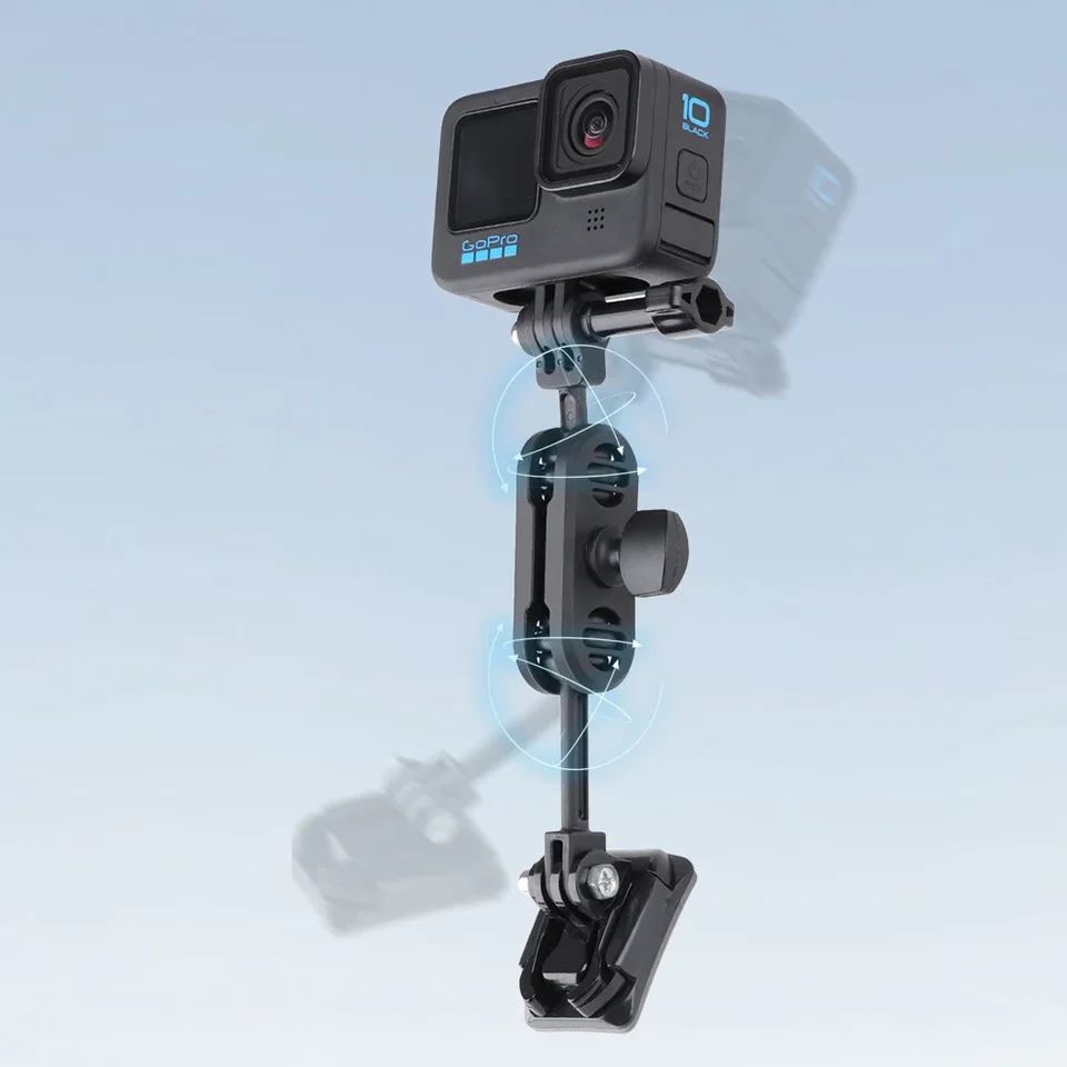FF-T19A motocyklová držiak na bradu pre motocykle pre gopro hero1010/9/8 DJI 360 Akčná kamera DJI 360