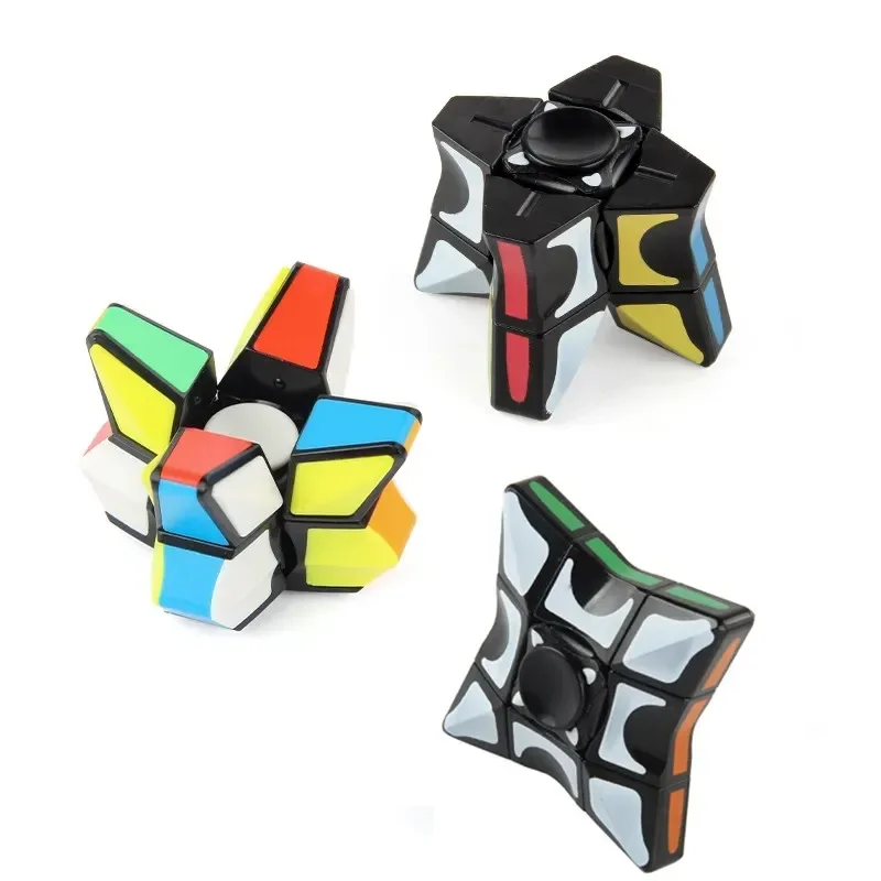 Fidget Decompression Spinner pre začiatočníkov nepravidelná kocka sa točí hladko stresom reliéverov Hračky úzkosť a úľava zo stresu