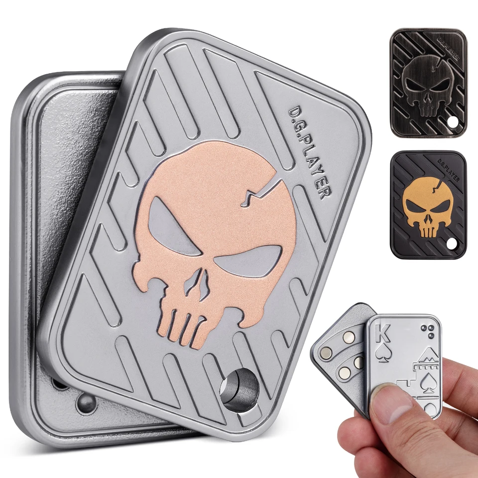 Fidget Hračky dospelí, posúvač kovových magnetických fidget, hračky Clikera Coin EDC Fidget Hračky zmierňujú stresové hračky