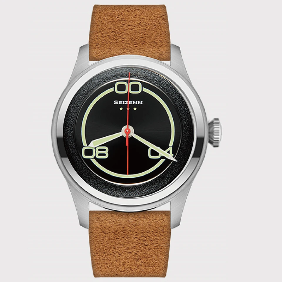 Field Watch Classic Retro Arrow Pilot Pilot hodinky Mužský pánsky sat Satch Manuál ručný veterný veterný farbenie oceľ Merkur 38 mm puzdro