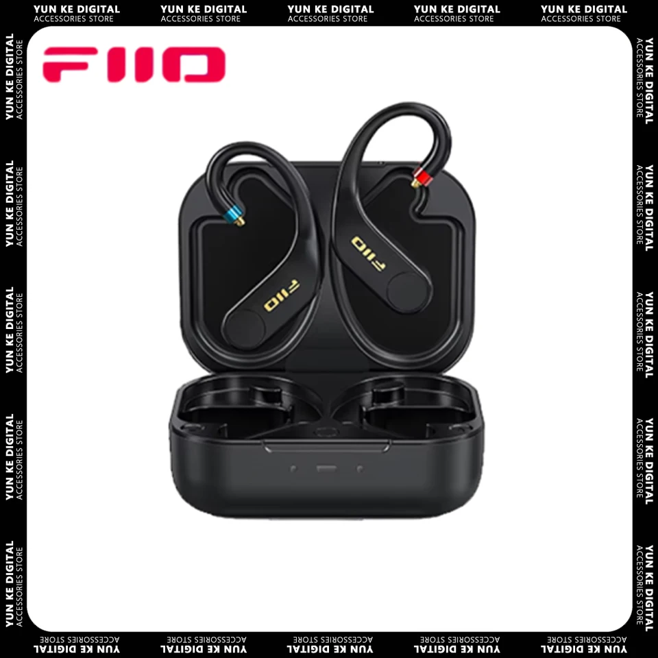 FIIO UTWS5 2025 True Wireless Bluetooth Serfones Hook & Slúchadlá Vlastný zosilňovač pre IEMS Hi -Res 96 kHz/24bit LDAC -mmcx/0,78 2pins