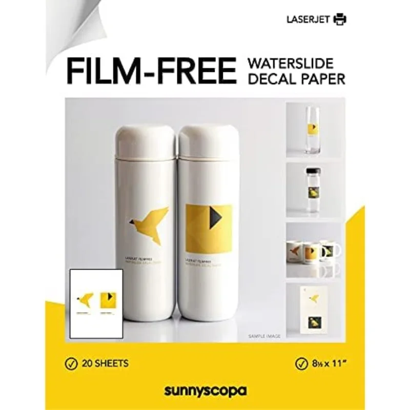 Film Free Multi Použitie Prispôsobené balenie Prispôsobené laserové tlačiareň prenos vodnej tlači