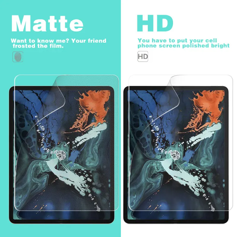 Film na výbuch HD pre Apple iPhone iPad Pro WiFi 2018 A1876 12.9 V Tablet PC Proti-Glare Matte Film Protector Film