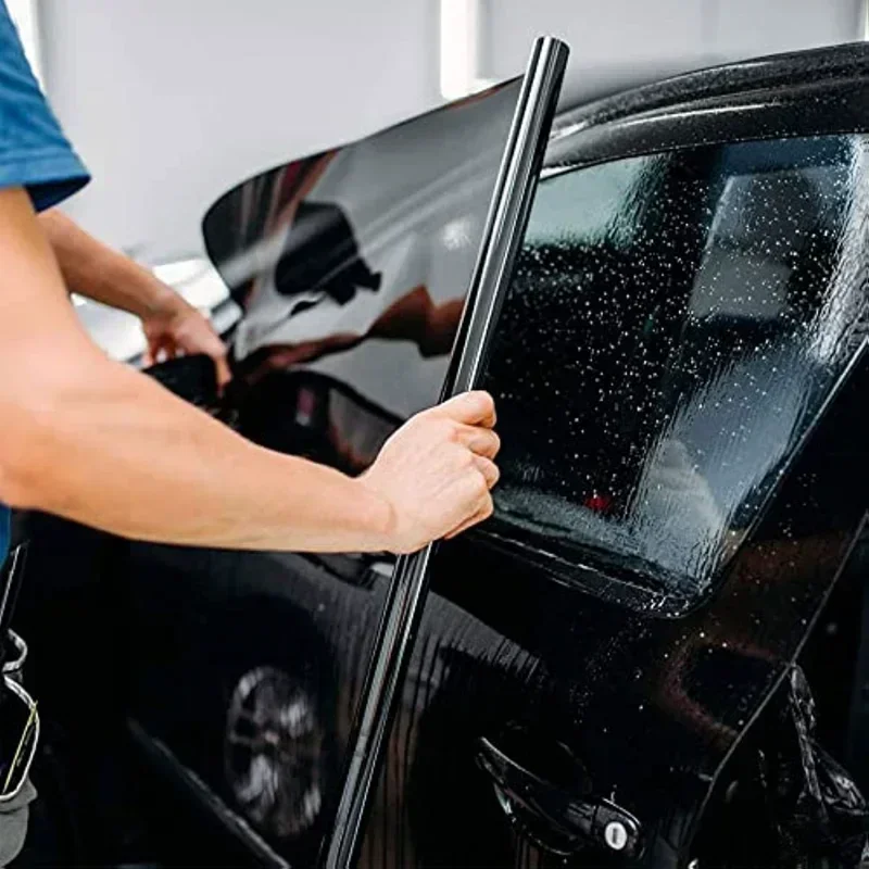 Film odtieňa automobilu pre auto, Sun Shade Black Universal Fit Sunlight Heat UV Blok a škrabancami odolné v oblasti automobilov