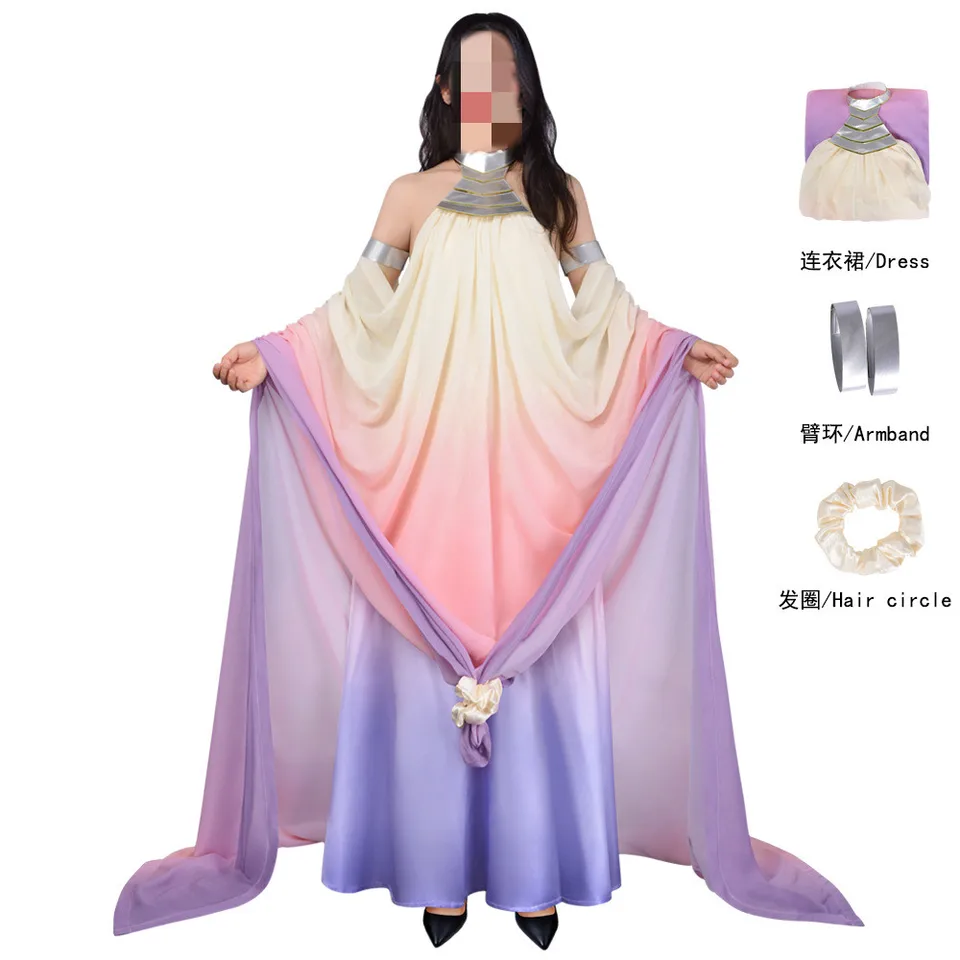 Film Padme Cosplay Amidala kostýmové šaty žien oblečenie oblek Halloween karneval kostým