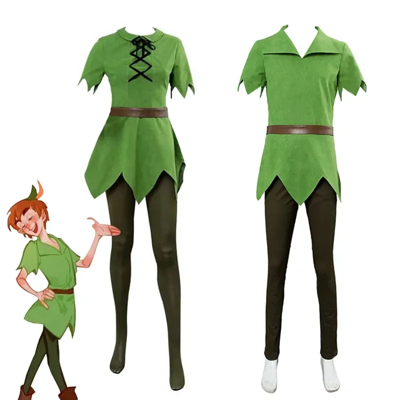 Film Peter Pan Cosplay kostým klobúk zelený škriatk