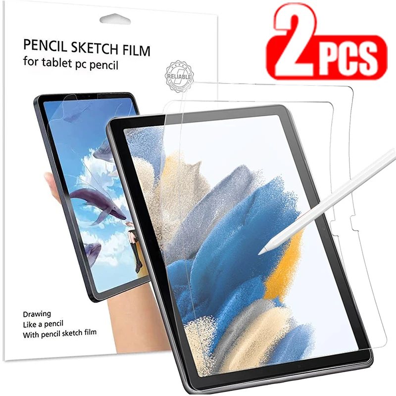 Film s textúrou papiera pre Samsung Galaxy Tab A8 A7 Lite A9 Plus S6 Lite S7 Fe S8 S9 plus 10.1 10.5 9.7 Chránič obrazovky