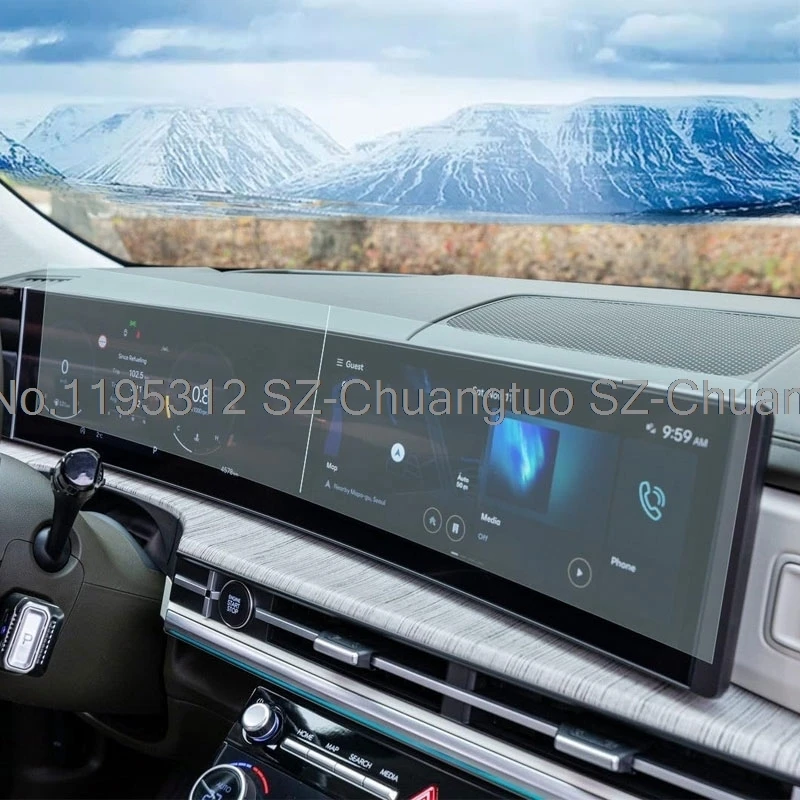 Film Tempered Glass Screen Film pre Hyundai Santa Fe 2024 CAR 12.3 palcov
